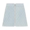 Sandro Amaya Quilted Denim Mini Skirt -Sandro Sales Shop unnamed file 543