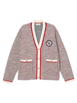 Sandro Rizee Knit Tweed Cardigan