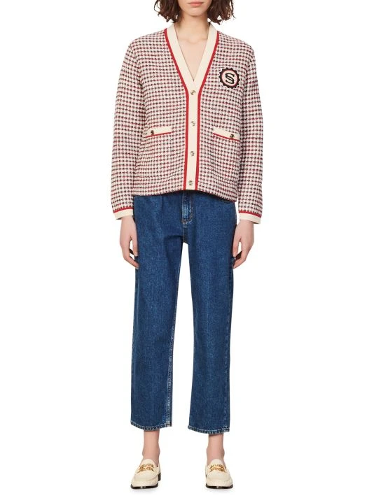 Sandro Rizee Knit Tweed Cardigan 4 Sandro Rizee Knit Tweed Cardigan - Image 2