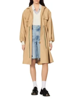 Sandro Cyrus Hooded Cotton Anorak -Sandro Sales Shop unnamed file 562