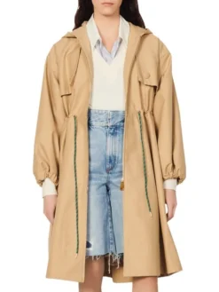 Sandro Cyrus Hooded Cotton Anorak -Sandro Sales Shop unnamed file 563