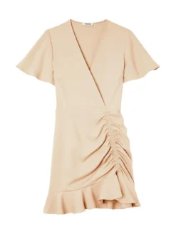 Sandro Albi Ruffle-Trim Mini Dress