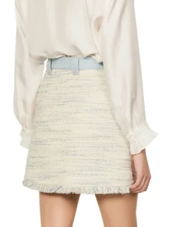 Sandro Bertille Tweed & Denim Mini Skirt 9 Sandro Bertille Tweed & Denim Mini Skirt -Sandro Sales Shop unnamed file 588