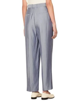 Sandro Felix Pinstriped Wide-Leg Pants -Sandro Sales Shop unnamed file 681