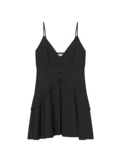 Sandro Gisele Ruffle-Trim Mini Dress