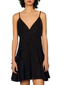 Sandro Gisele Ruffle-Trim Mini Dress 8 Sandro Gisele Ruffle-Trim Mini Dress -Sandro Sales Shop unnamed file 684