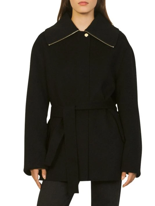 Sandro Luka Double-Face Wool Jacket 3 Sandro Luka Double-Face Wool Jacket