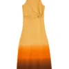Sandro Aja Gradient Tie-Dye Dress