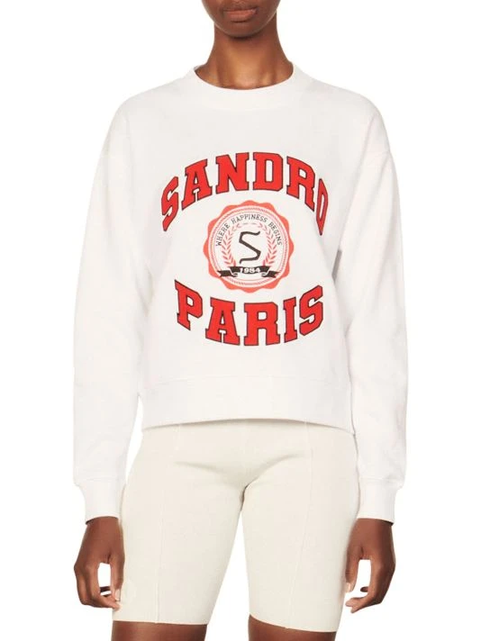 Sandro Anthonin Varsity Sweatshirt 5 Sandro Anthonin Varsity Sweatshirt - Image 3