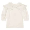 Sandro Angus Lace-Collar Blouse -Sandro Sales Shop unnamed file 708