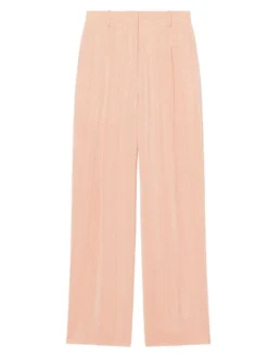 Sandro Felix High-Waisted Wide-Leg Pants