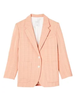 Sandro Nathalie Oversized Single-Breasted Blazer