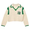 Sandro Nicolas Logo-Embroidered Crochet Sweater -Sandro Sales Shop unnamed file 730