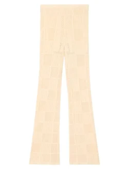 Sandro Ilyes Pointelle-Knit Pants