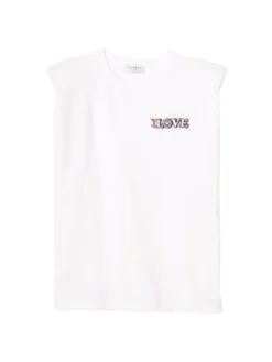 Sandro Eloan Embroidered Muscle Tee
