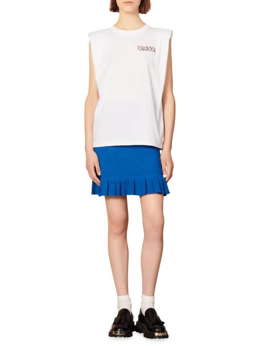 Sandro Eloan Embroidered Muscle Tee 4 Sandro Eloan Embroidered Muscle Tee - Image 2