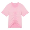 Sandro Lionel Ruched Organic Cotton Tee -Sandro Sales Shop unnamed file 746