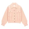 Sandro Alois Two-Tone Houndstooth Jacket