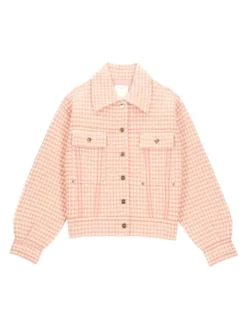 Sandro Alois Two-Tone Houndstooth Jacket