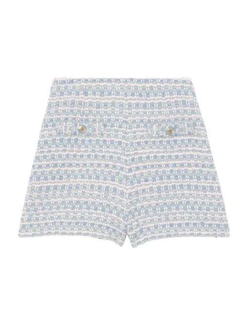 Sandro Cyril Tweed High-Waist Shorts -Sandro Sales Shop unnamed file 772