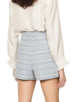 Sandro Cyril Tweed High-Waist Shorts -Sandro Sales Shop unnamed file 775