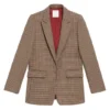 Sandro Queen Check Wool-Blend Blazer -Sandro Sales Shop unnamed file 796