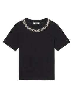 Sandro Merlin Embellished T-Shirt
