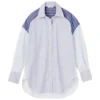 Sandro Oriane Pieced Stripe Button-Up -Sandro Sales Shop unnamed file 816