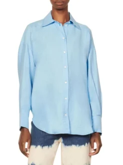 Sandro Lorraine Relaxed-Fit Shirt -Sandro Sales Shop unnamed file 826