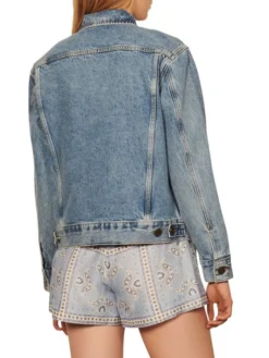 Sandro Iris Faded Denim Jacket -Sandro Sales Shop unnamed file 835