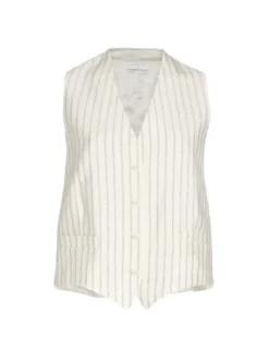 Sandro Turner Striped Vest