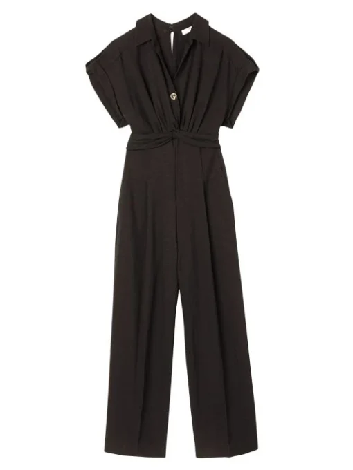 Sandro Tenerife Linen-Blend Jumpsuit -Sandro Sales Shop unnamed file 852
