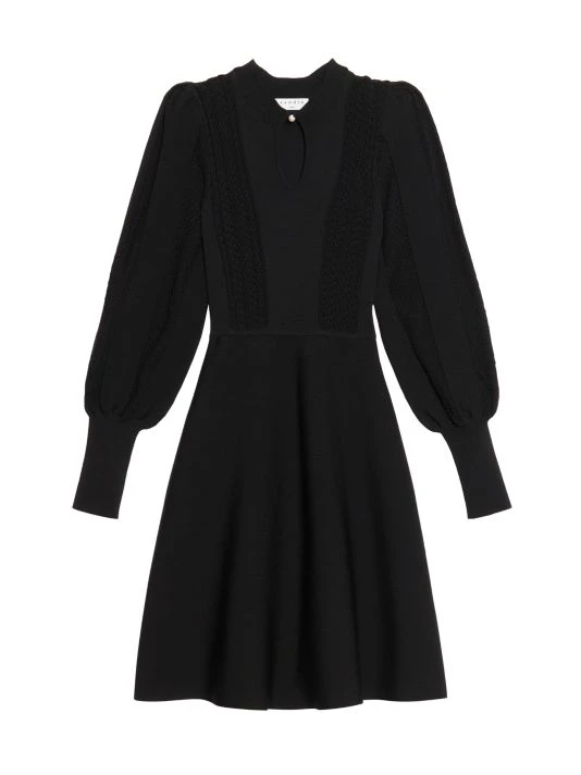 Sandro Louise Fit-&-Flare Mini Dress 3 Sandro Louise Fit-&-Flare Mini Dress