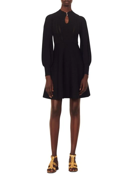 Sandro Louise Fit-&-Flare Mini Dress 4 Sandro Louise Fit-&-Flare Mini Dress - Image 2