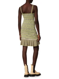 Sandro Christie Smocked Mini Dress 7 Sandro Christie Smocked Mini Dress -Sandro Sales Shop unnamed file 890