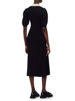 Sandro Knit Midi Shirtdress -Sandro Sales Shop unnamed file 93